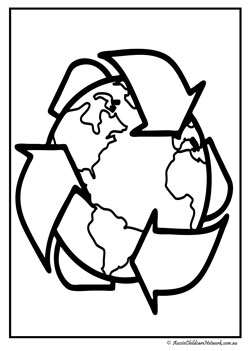Recycle Colouring Pages13