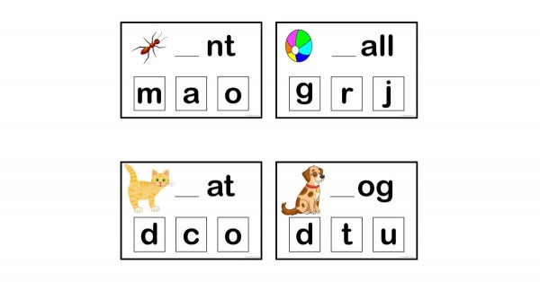 Free Blank Letter Beginning Sounds <span class=