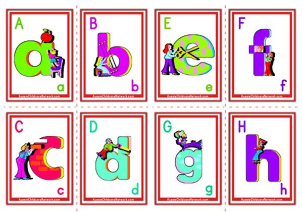Alphabet Flashcards - Lowercase Alphabet